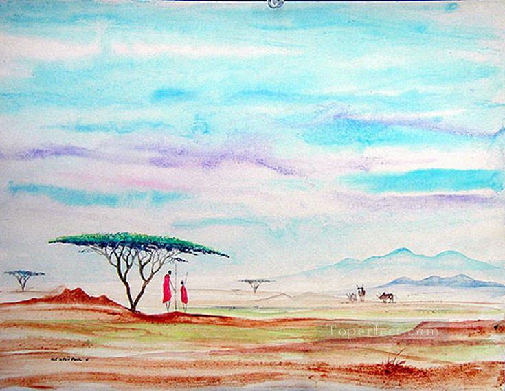 Kolii Paul6 de l’Afrique Peintures à l'huile